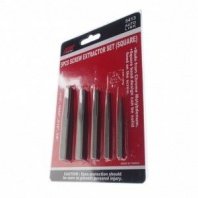 Набор экстракторов забивных (5 предметов) 1/8", 3/16", 15/64", 5/16", 3/8" Cr-Mo JTC