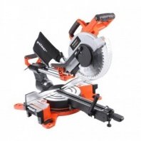 Пила торцовочная 254мм, 1800Вт, 30мм посадка, протяжка,  лазер. напр., двойной наклон PATRIOT MS 255PLD