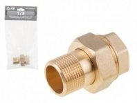 Американка прямая 1/2", Г-Ш, (инд. упак.) AV Engineering