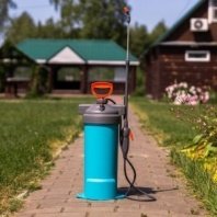 Опрыскиватель 7л садовый Жук, ранц, телеск штан, 650-970 мм, Garden, 9569-00