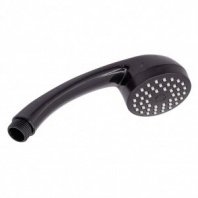 Лейка для душа 1 режим, круглая, черная, P04-6, размер S, (шт.)