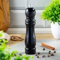 Мельница для специй дерево, металл, 20 см, чер, Y4-5676