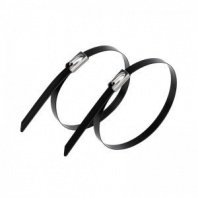 Стяжка кабельная стальная 300x4,6мм, с полимерным покрытием (50 шт/уп) REXANT