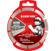 Диск отрезной алмазный Hardcore Бетон  125х22,23мм сухой рез сегмент 10мм 180125