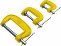 Набор струбцин G-тип 1", 2", 3" (25, 50, 75мм)