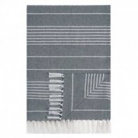 PROVANCE Нэви Плед хлопок 140х200см, синий