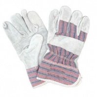 Перчатки спилковые комбинированные "Ангара" Стандарт ( уп 12/120)