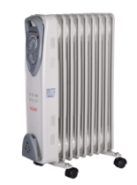 Масляный радиатор 9 секций, 2кВт, 20м2 ОМ- 9Н Ресанта