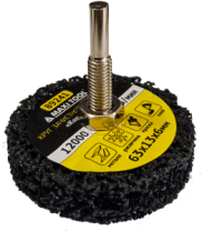 Круг коралловый для дрели 63х13х6мм черный для дрели MaxiTool