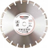 Алмазный диск сегмент 350х25.4мм, по асфальту REDVERG
