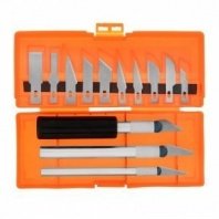 Набор резцов по дереву 13шт пластмассовые рукоятки// Sparta