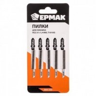 Пилки для лобзика по дереву T101AO 5шт, 75/51х1,4мм ЕРМАК
