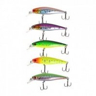 Воблер "Фрай Минноу", F, 5,8гр, 75мм, 0,0-1,0м, 5 цветов AZOR FISHING камуфляж