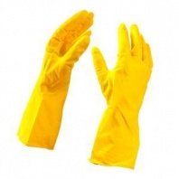 Перчатки хозяйственные латексные M прочные