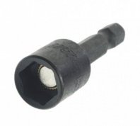 Бита с торцевой головкой 10х45мм, 1шт, магнитная (для шуруповёрта) 1/4" JTC