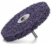 Круг коралловый для дрели 125х15х8мм фиолетовый шлифовальный круг "РОСОМАХА"