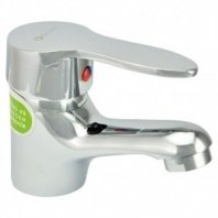 Смеситель для раковины, Juguni, корот изл, с картриджем, хром, JGN0710