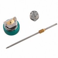 Набор для краскораспылителя AS802HVLP: сопло 1,7мм, игла, чашка// Stels