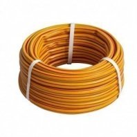 Шланг полив. 1 слойный 3/4 25м армир., желтый, 2,0мм, "АКВАРЕЛЬ" ПВХ