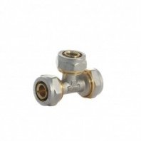 Металлопластиковый тройник d20 мм, с цангой, Frap, F303.2020