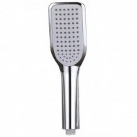 Лейка для душа, пластик, 24.7х6.9х4.9 см, 1реж, прямоугольная, гальваника, Diadonna, D10-19008