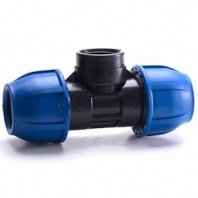 Тройник ПНД 40х3/4", внутр рез, РосТурПласт