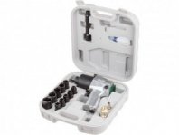 Пневмогайковерт 1/2" (580Nm)ECO AIW-610 с лубрикатором и головками (580 Нм; Ударный мех-м: twin hammer; 700