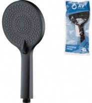 Душевая лейка, 3-функц. черн., AV Engineering