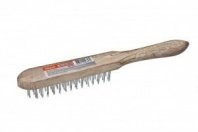 Щетка ручная 4-рядная, дер. ручка, оцинк. СОЮЗ