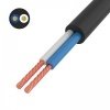 Провод ПВС 2x0,75 (50м), черный, ГОСТ 7399-97 REXANT
