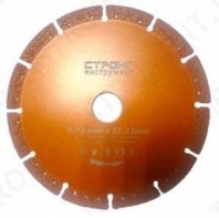 Алмазный диск сегмент 125х22,23мм, универсальный Strong