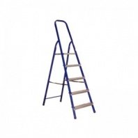 Лестница стремянка 5 ст, стальная (сталь+алюм. ступени) Алюмет
