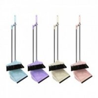 Набор щетка и совок, пластик, железо, ПВХ, 2 ручки, 82*27см / 78*24см VETTA