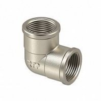 Уголок 3/4" (20мм), Г-Г (м/м), никель, RTP