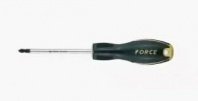 Отвертка крестовая PZ2х100мм, 2к рукоятка, F7122