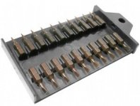 Бита SL4, 25мм, 20шт, сталь S2, односторонние