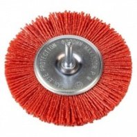 Щетка для дрели 100мм, дисковая пушистая REDVERG