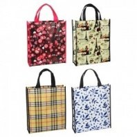 Сумка хозяйственная "Эмка", нетканый материал, 30х35х10см, 10л, до 4кг, 4 дизайна VETTA