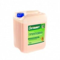 Грунт глуб.проник. 10л, для внутр. работ, с антисептиком, акрил, (САЛАТНАЯ ЭТИКЕТКА) G107 Оптимист