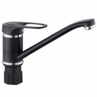 Смеситель для кухни, Эверест, с картриджем, чер, B49-0256
