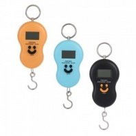 Безмен электронный вертикальный 50кг, ЖК-дисплей, 2xААА, 3 цвета