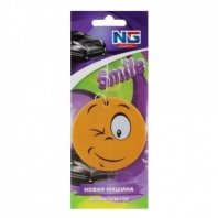 Ароматизатор бумажный "Смайл", Новая машина, Дизайн GC NEW GALAXY