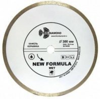 Алмазный диск сплошной 300x32/25,4мм, высота алмаз. слоя 10мм (переходное кольцо на 25,4) Trio Diamond