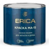 Краска МА-15 1,8кг, масляная, белая, универс, глянцевая, Erica