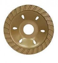 Чашка алмазная 100мм зачистная турбо (желтая) Strong