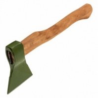 Топор 850г дерев. ручка, кованный, в сборе, 600, 400 мм, Б1 Сибртех