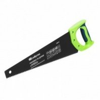 Ножовка по дереву 400мм, средний зуб, 7-8 TPI, зуб 3,5мм, закал.зуб, 2D, защ. покр., двухкомп. рукоятка, Сибр