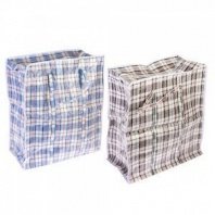 Сумка хозяйственная "Клетка", 55x65x30см, 105 литров, до 12кг, полипропилен, 2 цвета VETTA