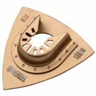 Насадка для МФИ шлифовальная дельтовидная, HM, по плитке и дереву, 78 мм  // Denzel