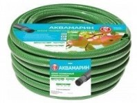 Шланг полив. 3-х слойный 3/4 25м армир., АКВАМАРИН зеленый d20мм, толщина стенки 3 мм ВИТ (25м)